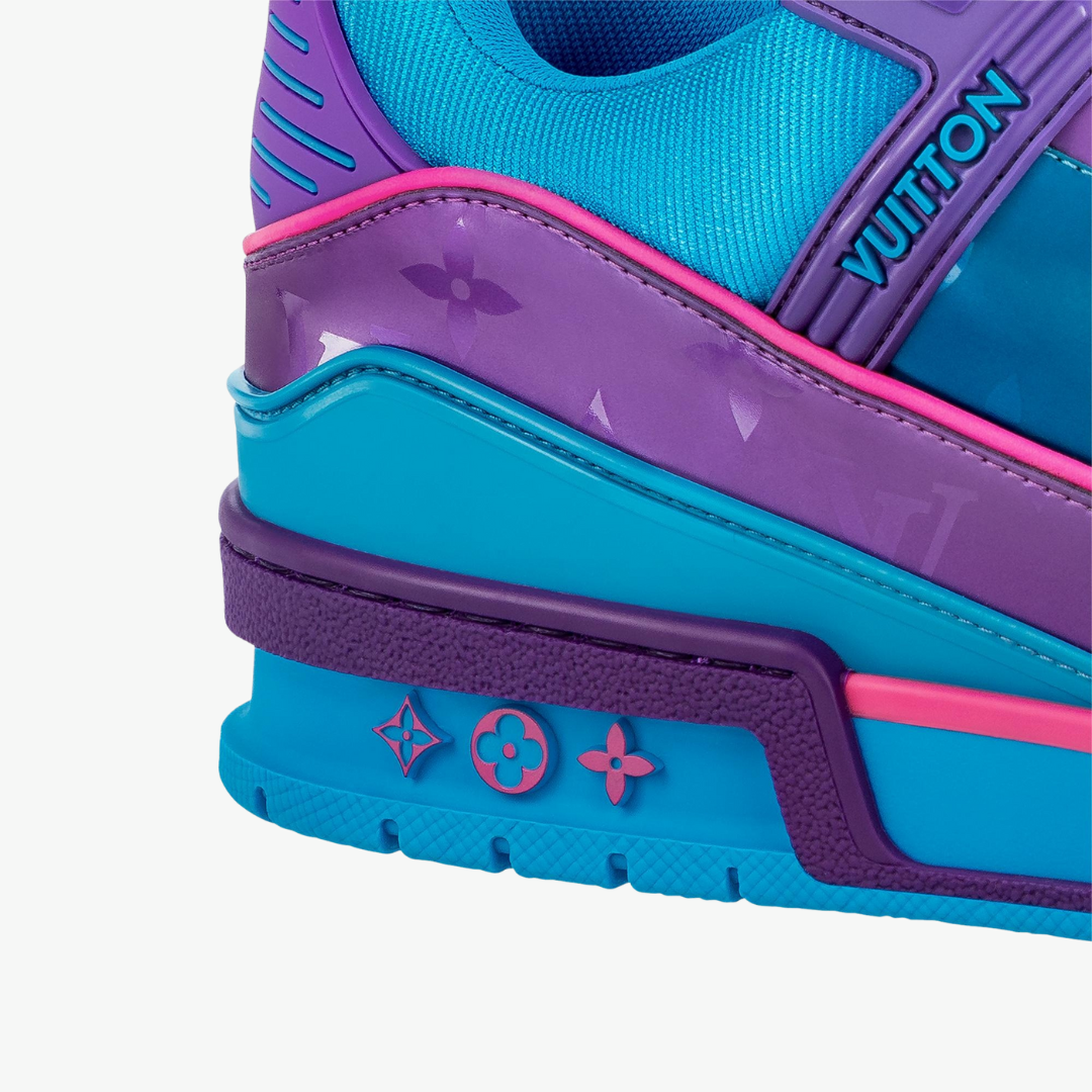 Louis Vuitton LV Trainer “Purple Teal Metallic”