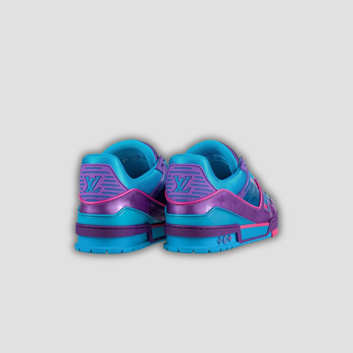 Louis Vuitton LV Trainer “Purple Teal Metallic”