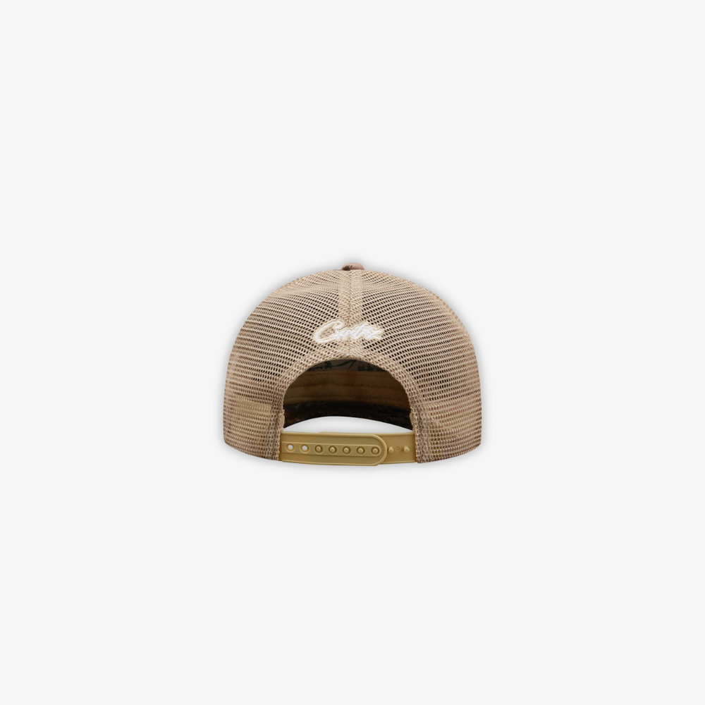 Corteiz Cap Island Logo Forest Camo