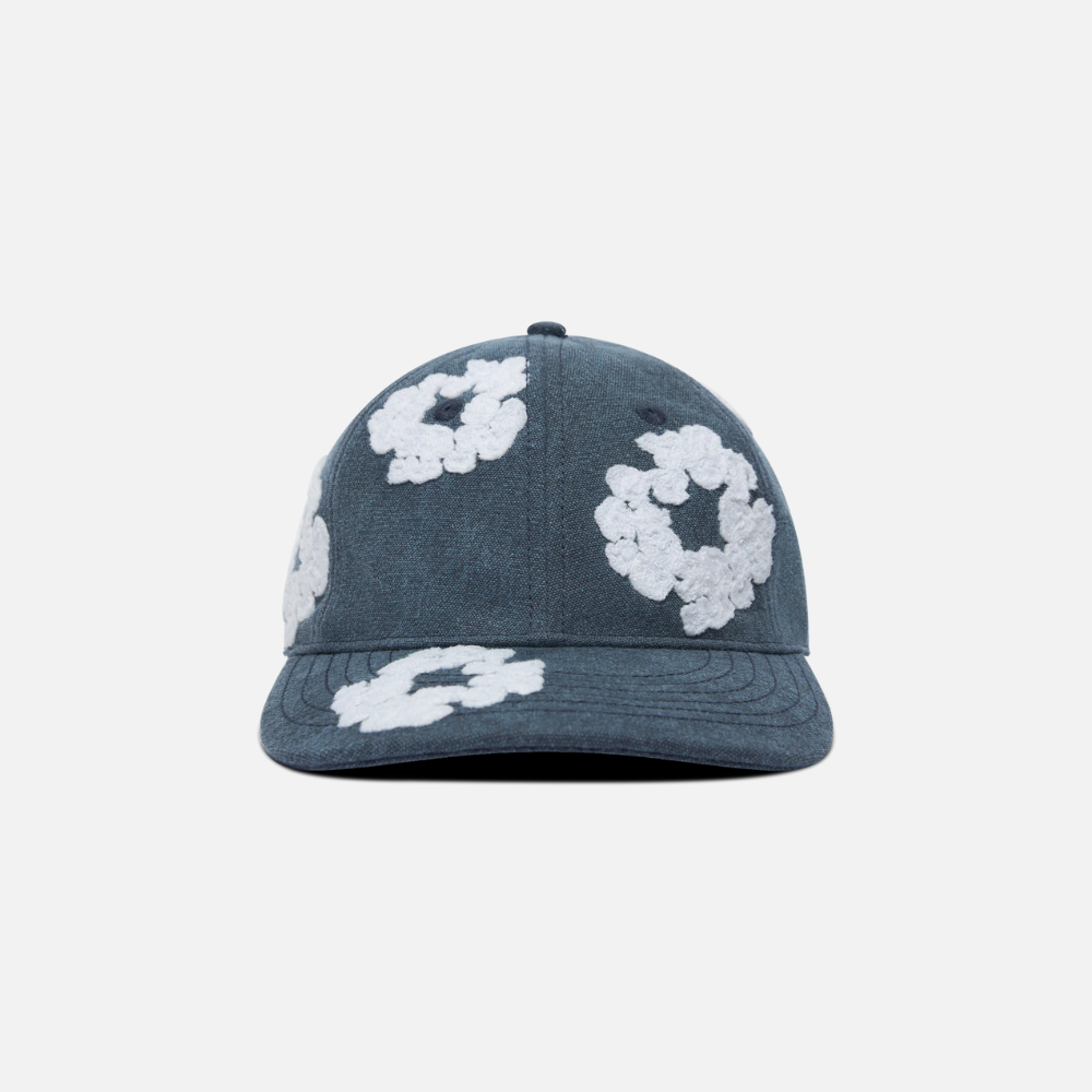 Denim Tears Cotton Wreath Dyed Cap Navy