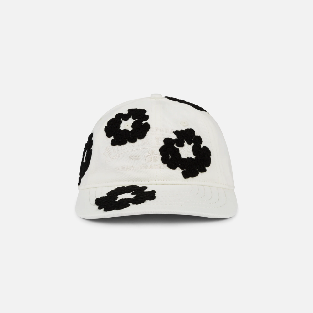 Denim Tears Cotton Wreath Dyed Cap White