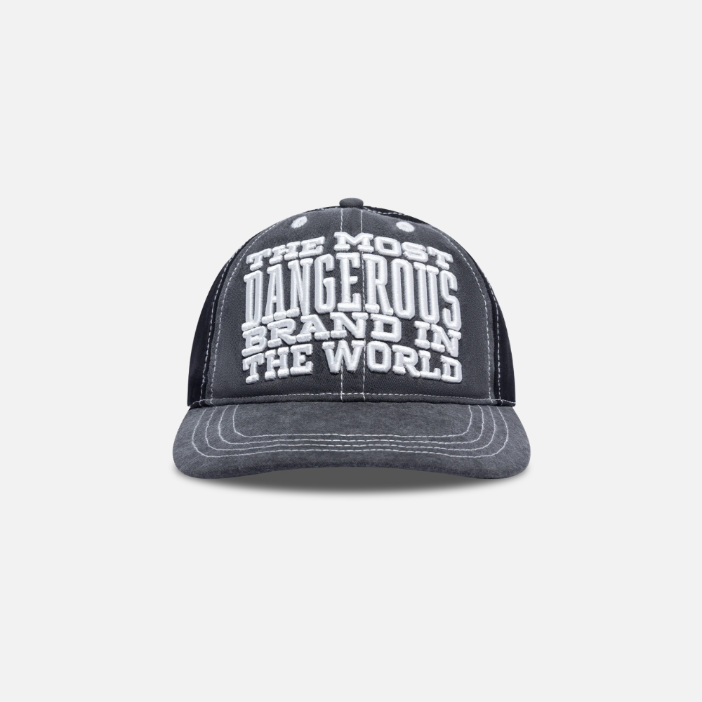 Denim Tears Most Dangerous Brand Cap Black