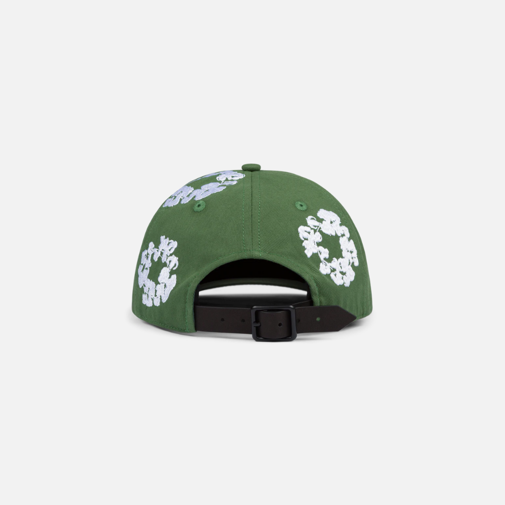 Denim Tears Cotton Wreath Dyed Cap Green