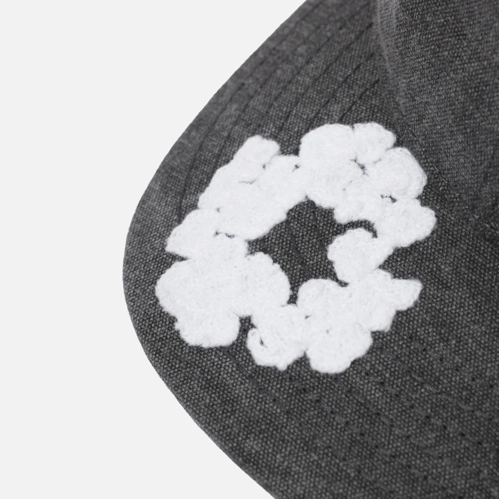 Denim Tears Cotton Wreath Dyed Cap Grey