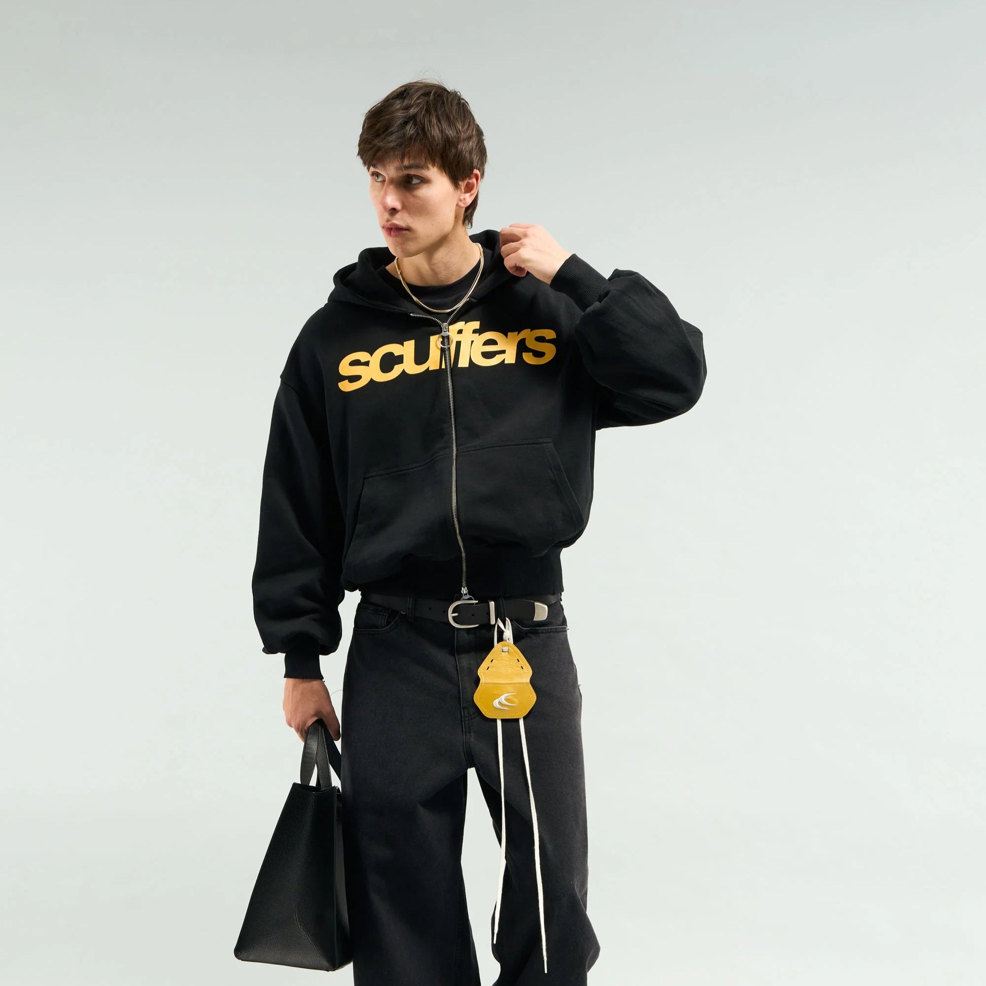Scuffers Essential Black Zipper