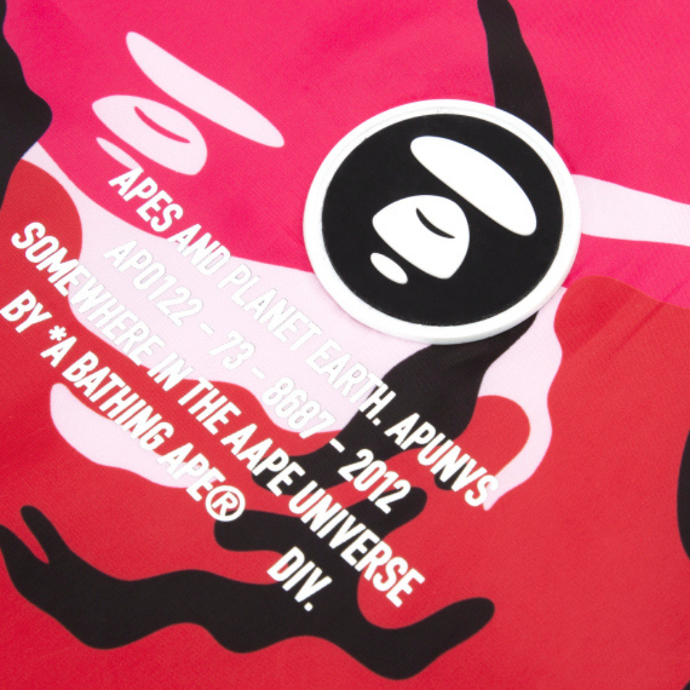 Bape Moonface camo lightweight jacket