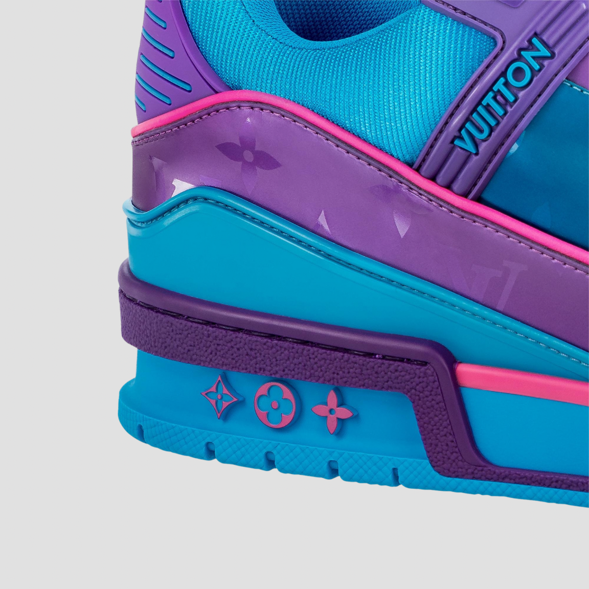 Louis Vuitton LV Trainer “Purple Teal Metallic”