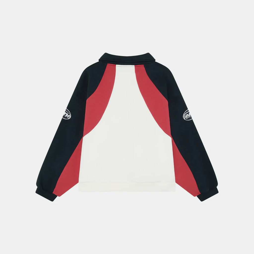 Tipton Navy Polo Crewneck