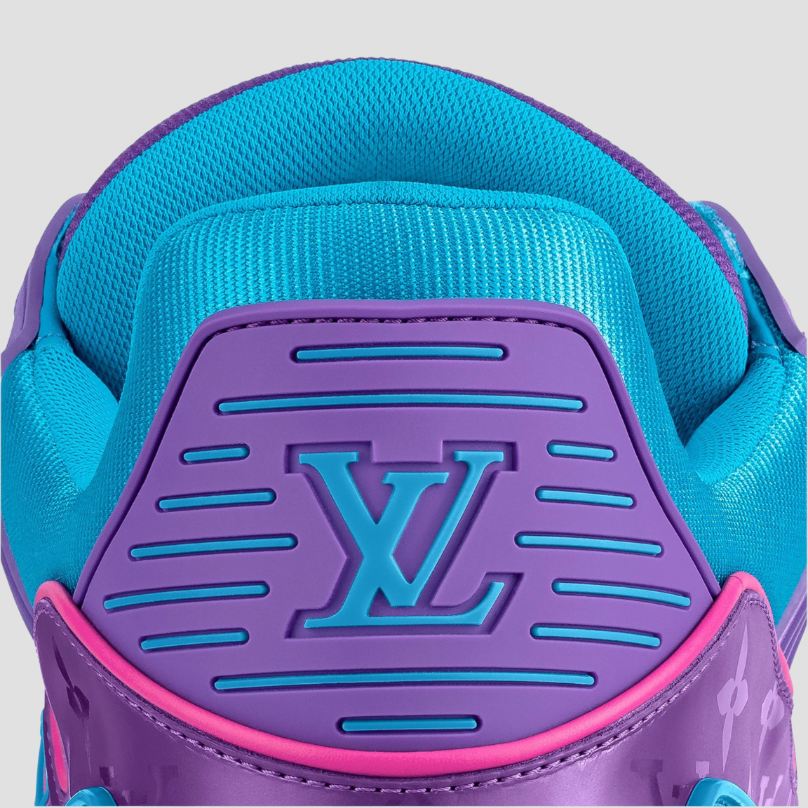 Louis Vuitton LV Trainer “Purple Teal Metallic”