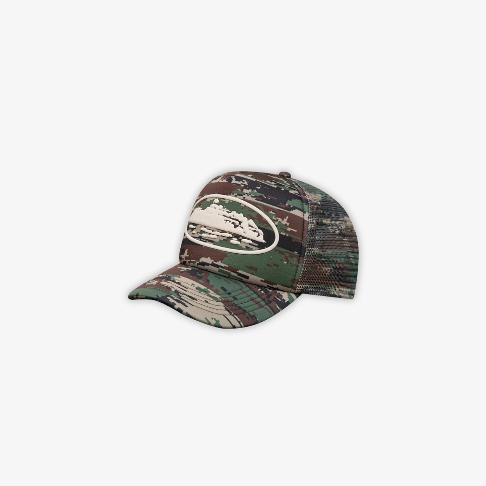 Corteiz Cap Island Logo Digi Camo