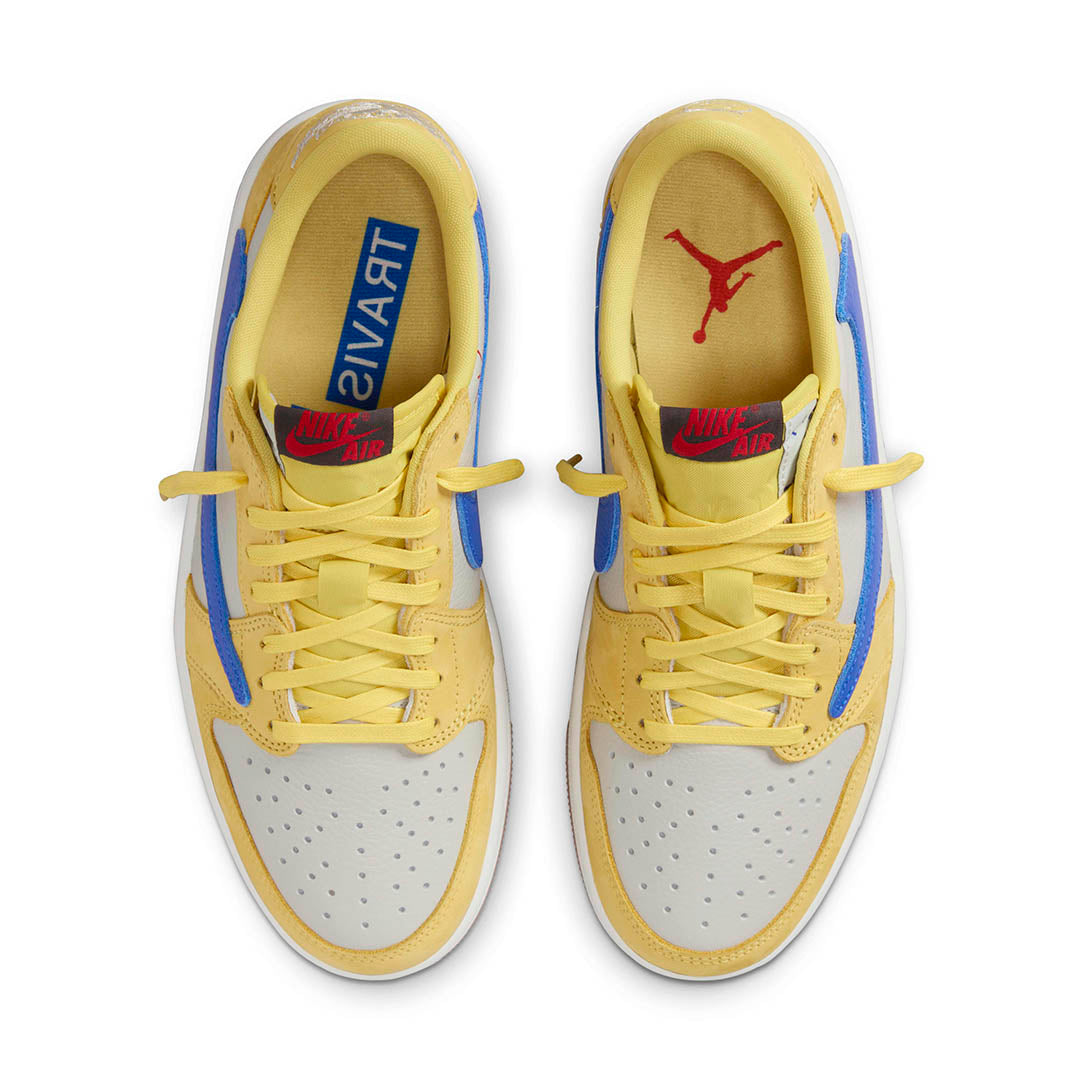 Air Jordan 1 Low X Travis Scott “Canary Yellow” womens