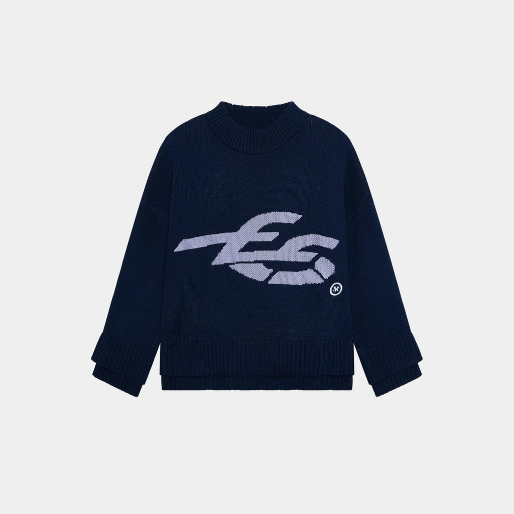 Bryss Navy Knit Sweater