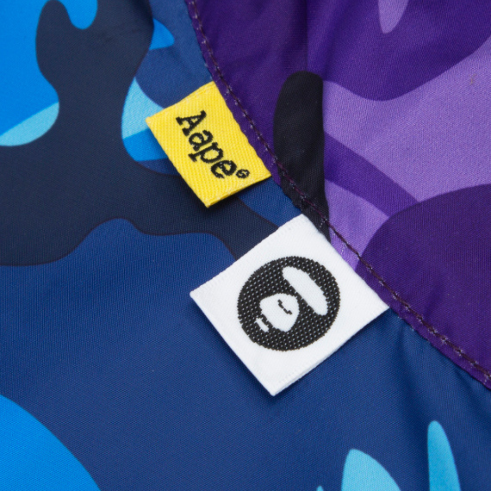 Bape Moonface camo lightweight jacket