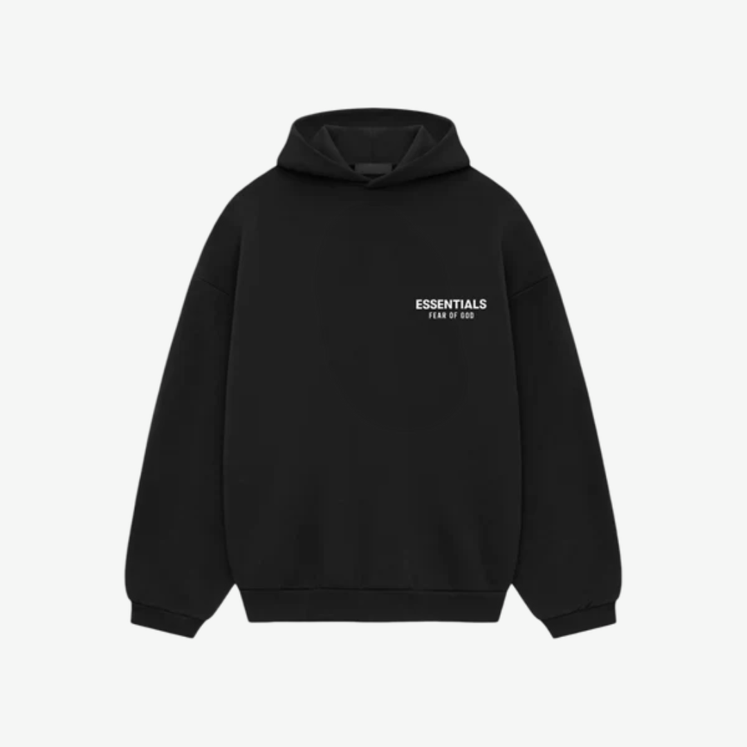 Essentials Fleece Hoddie Black