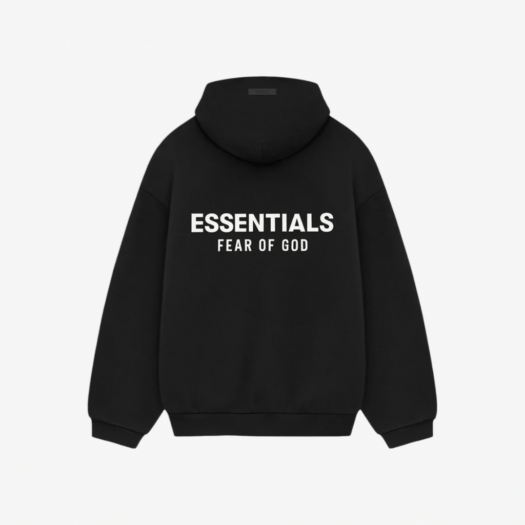 Essentials Fleece Hoddie Black