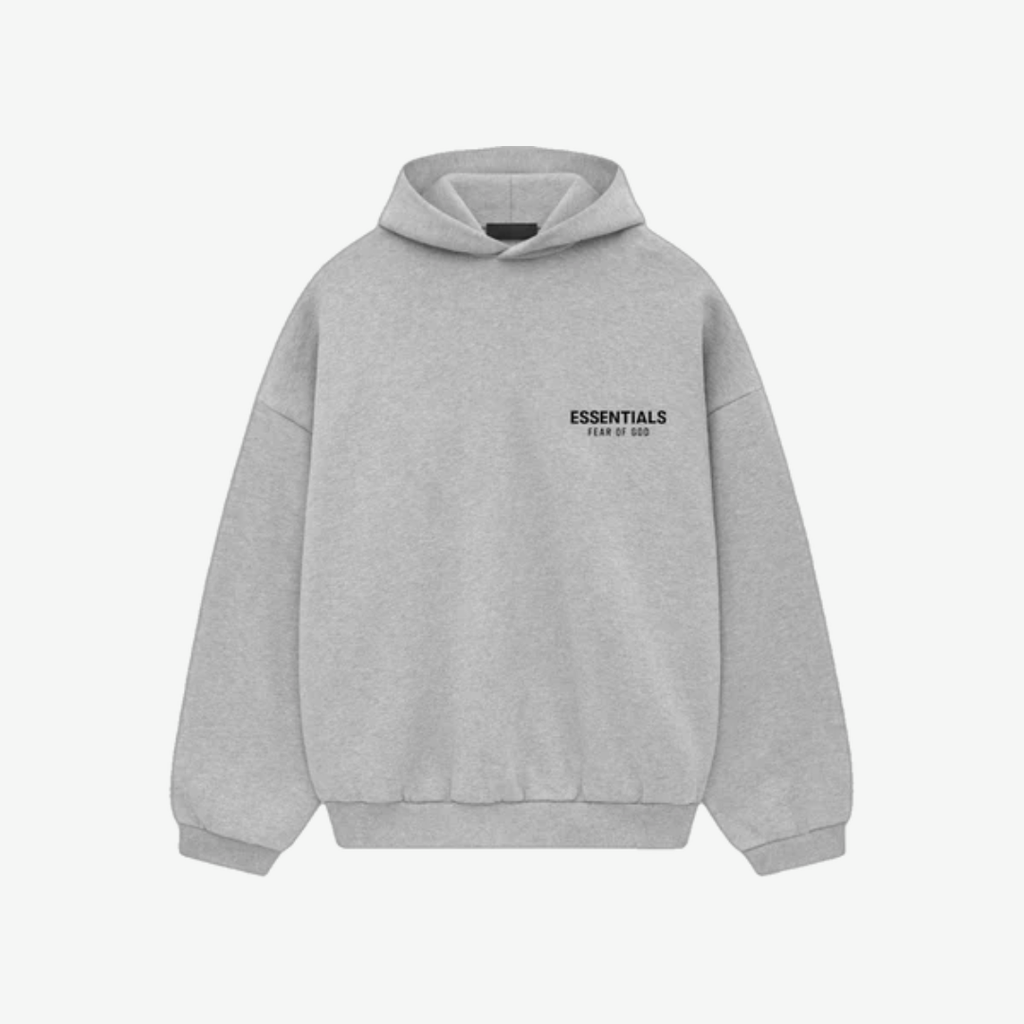Essentials Fleece Hoddie Light Heather Gray