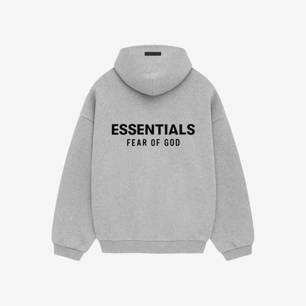 Essentials Fleece Hoddie Light Heather Gray