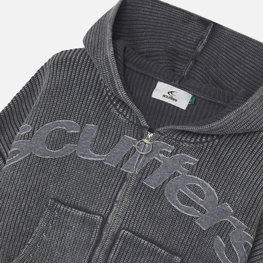 New Light Dark Buzz Knit Zipper