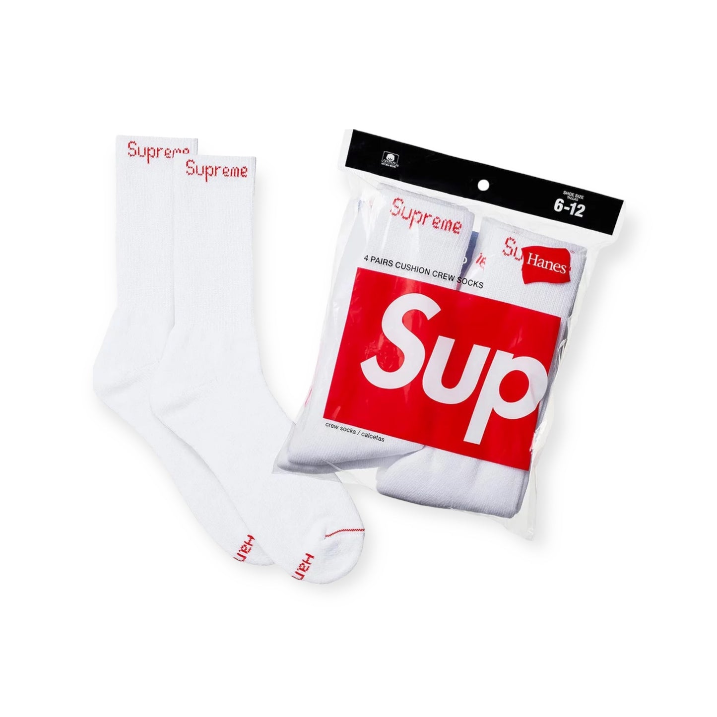 SUPREME Socks "White"