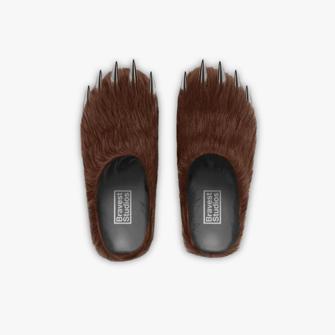 Bravest Studios Brown Bear Claw Mules