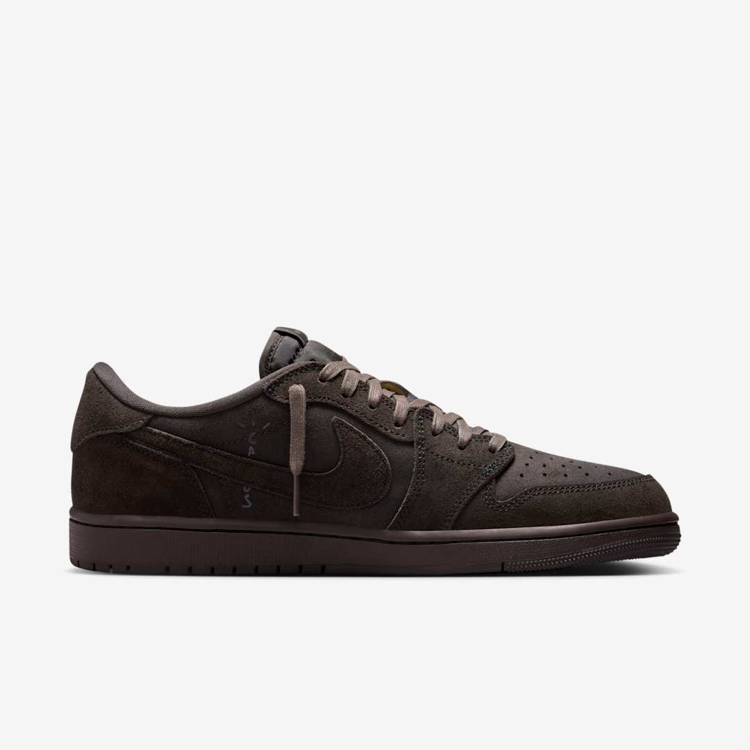 Air Jordan 1 Low OG X Travis Scott "Velvet Brown"